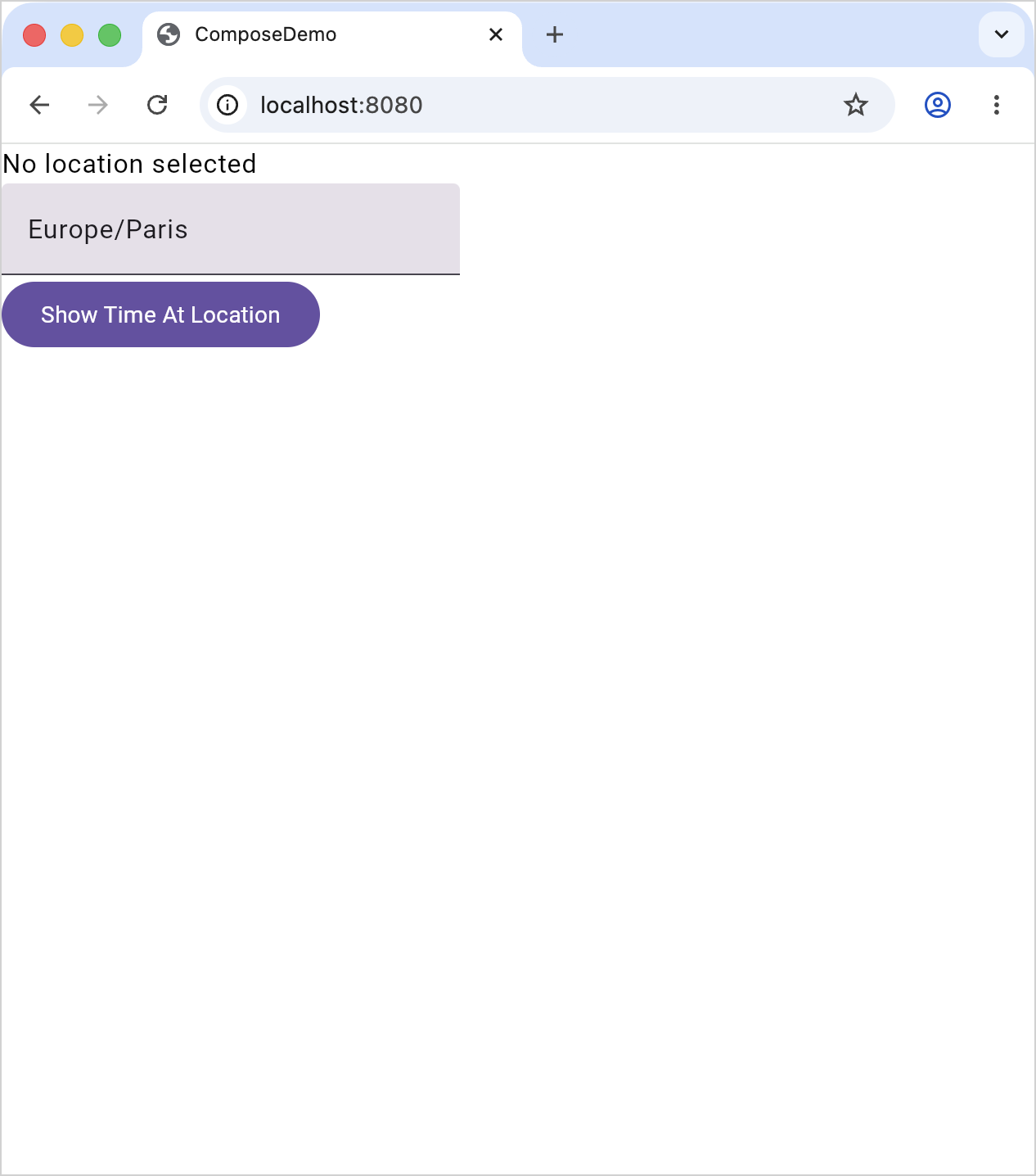 Web 上 Compose 跨平台应用中的用户输入