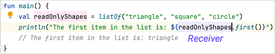发送者和接收者的示例