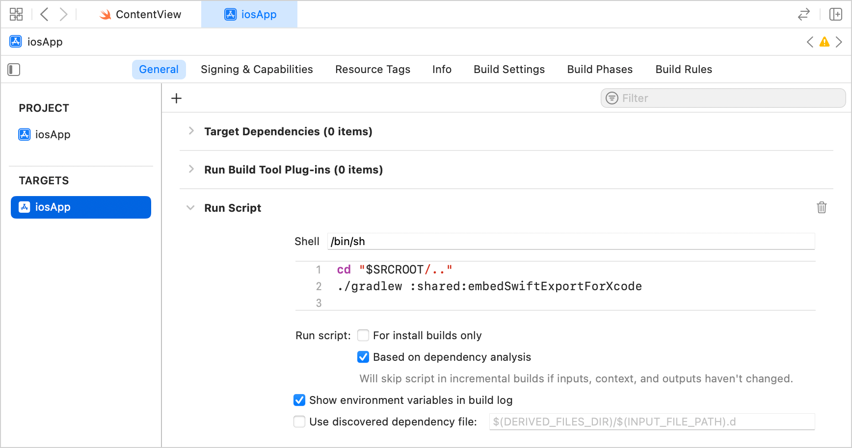 添加 Swift 导出脚本