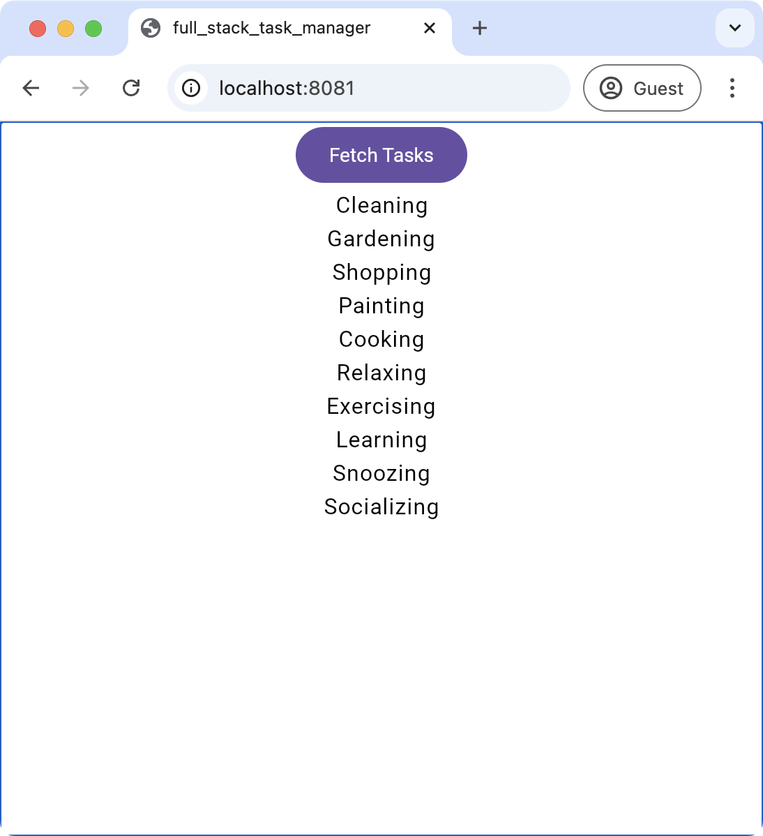 应用在桌面运行