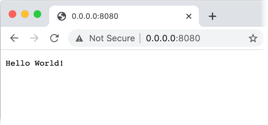 浏览器中的 Ktor 应用