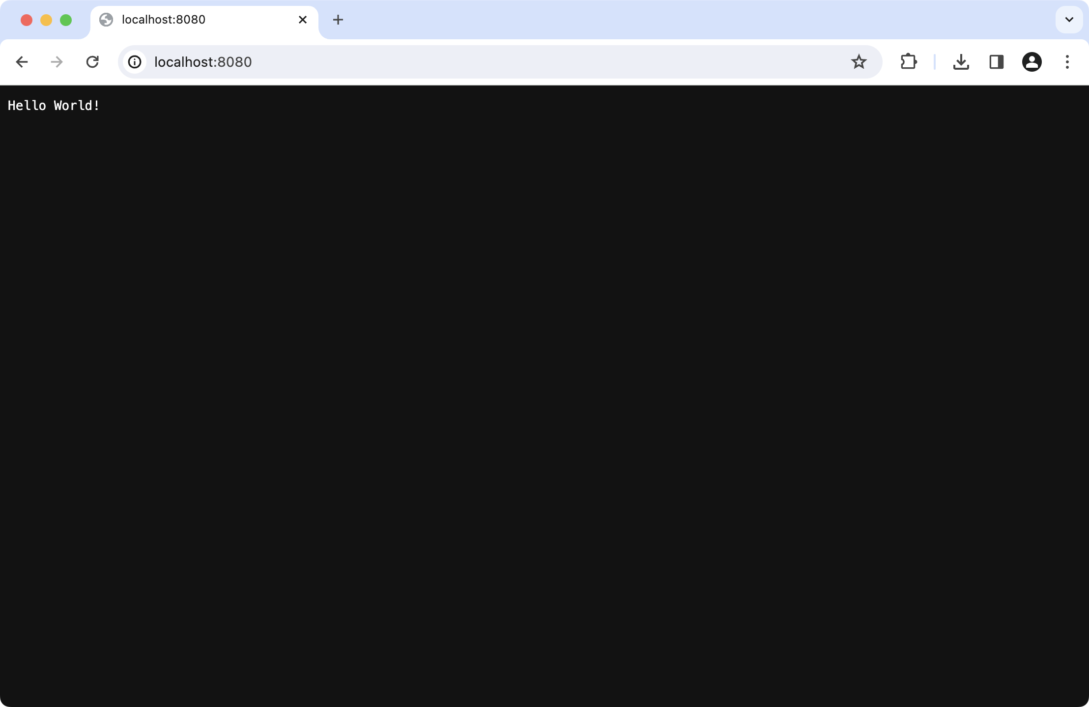 生成的 Ktor 项目输出